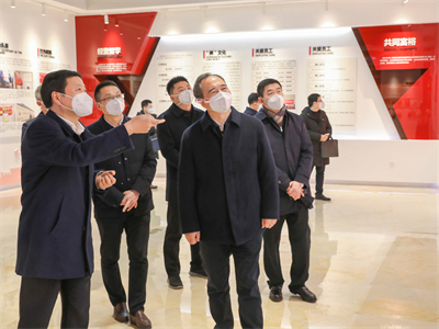 2023年1月，浙江省委常委、组织部长王成来红狮集团调研企业党建、“未来工厂”、人才建设等工作